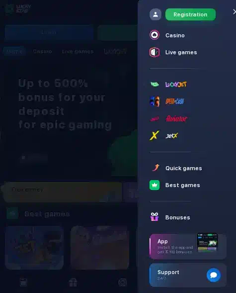 Lucky Star app design