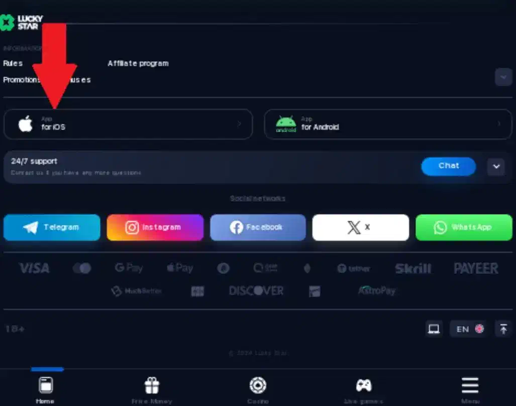 iOS app